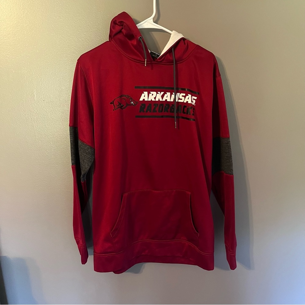 Red Arkansas razorback hoodie